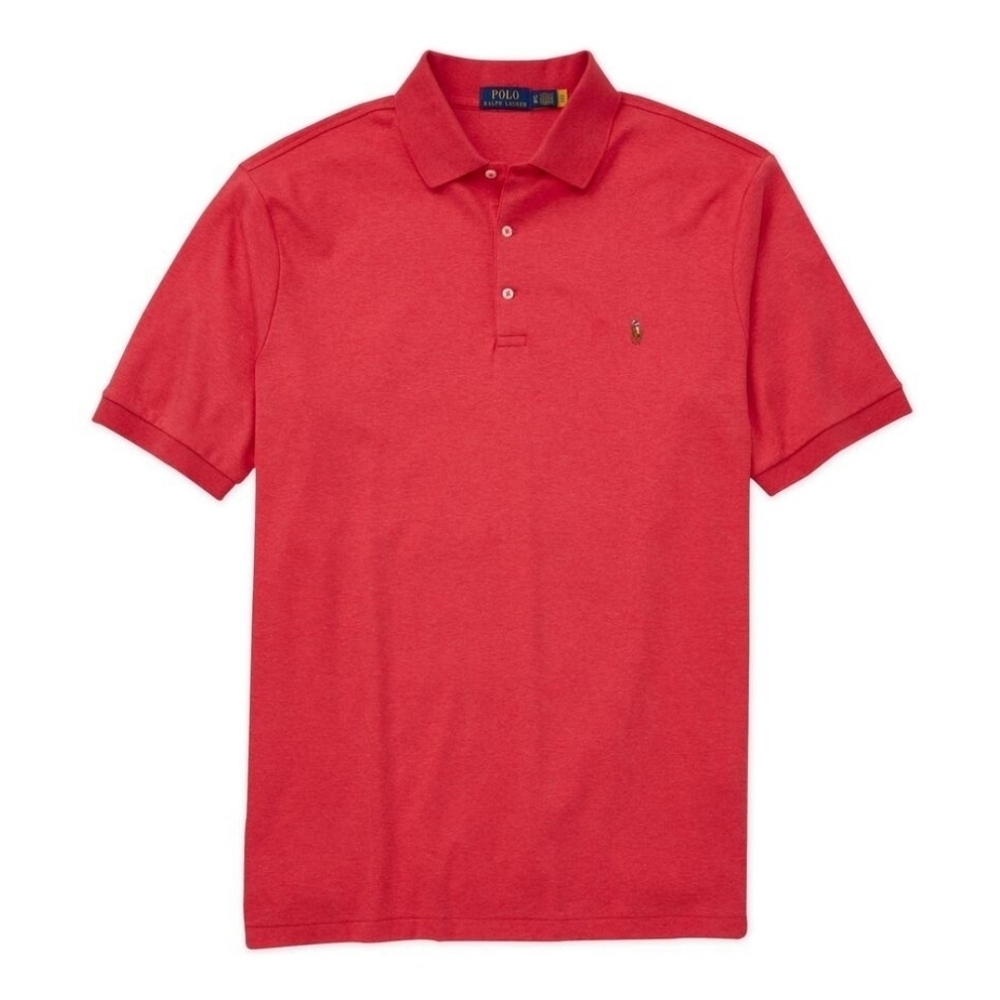 Polo Ralph Lauren Short Sleeve Classic Fit Soft Pima Cotton Polo Shirt 2XLT MT17 - Picture 9 of 9